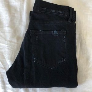3x1 Straight leg boyfriend distressed
